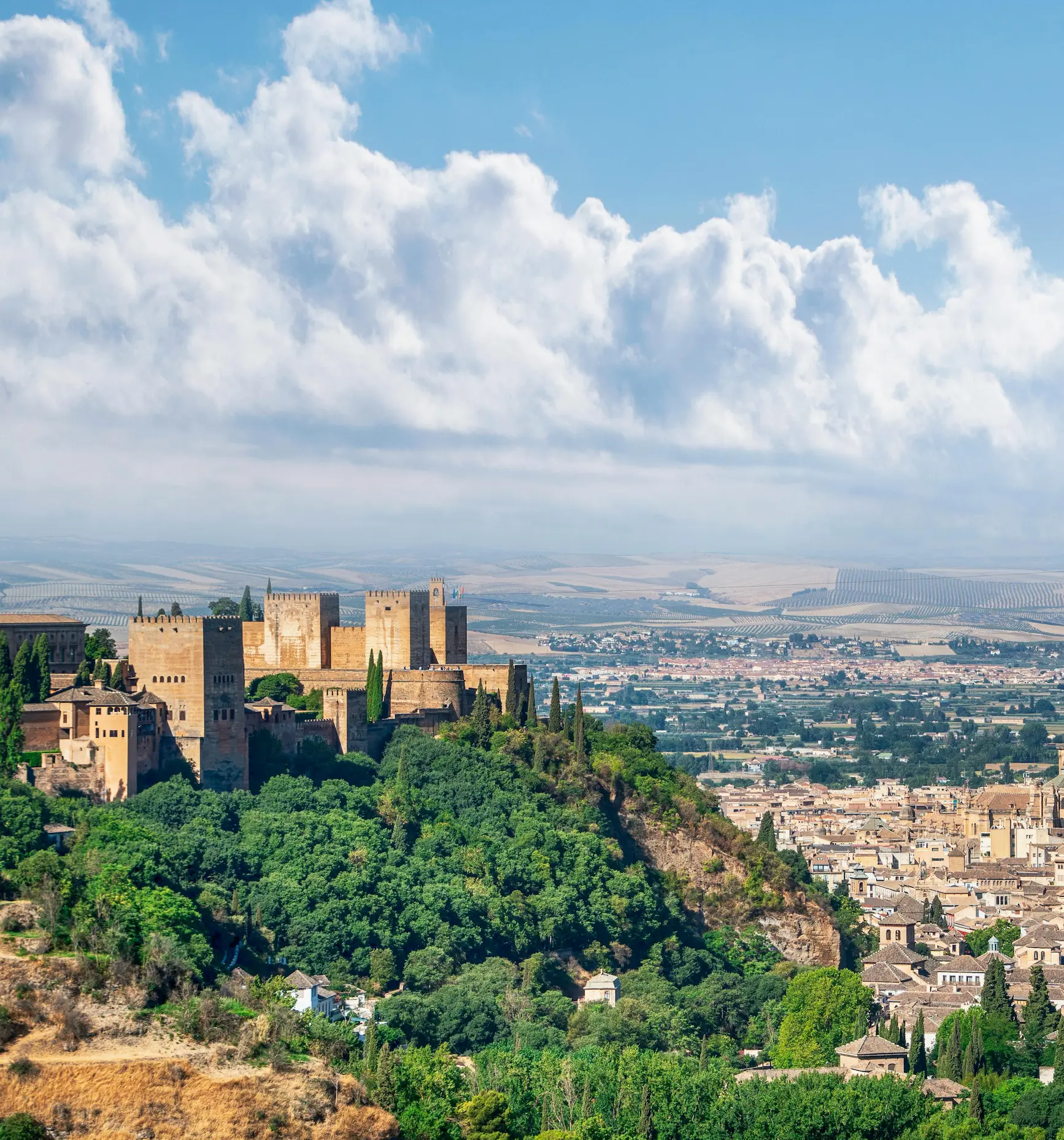 Puesta de sol en la Alhambra: