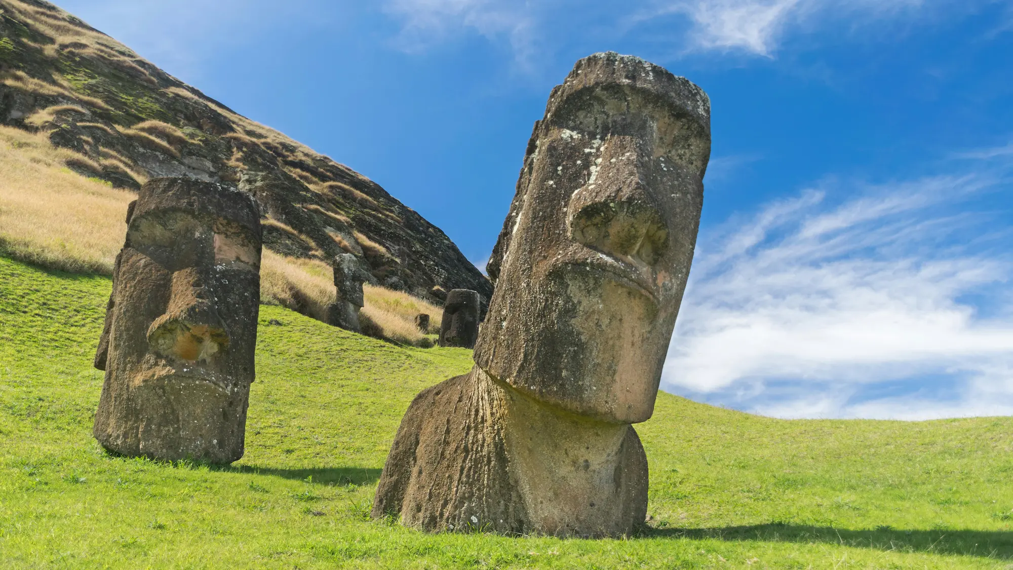 Rano Raraku - Cantera de estatuas Moai